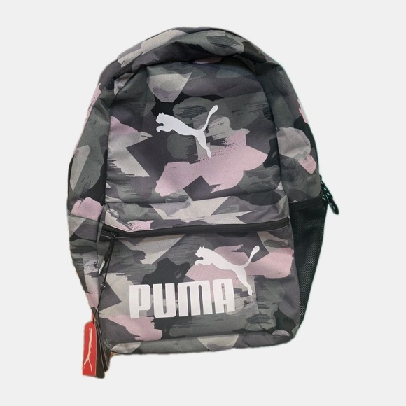 ''GENUINE'' NWT Puma 18.5" Backpack - Pink Camo - Picture 1 of 9